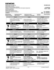 Siemens 3ZX1012-0VL06-0AA0 Instructions De Service