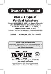 Tripp-Lite U436-000-GB El Manual Del Propietario