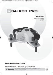 SALKOR PRO NEP 810 Manual Del Usuario Y Garantía