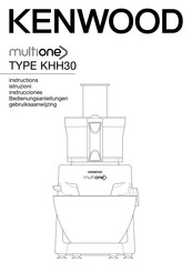 Kenwood multione KHH300WH Manual De Instrucciones