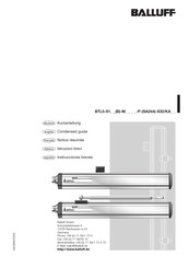 Balluff Micropulse BTL5-S1 Serie Instrucciones Breves