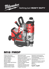 Milwaukee M18 FUEL FMDP-502C Manual Original