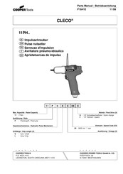 Cooper Tools CLECO 11PH Serie Manual De Instrucciones