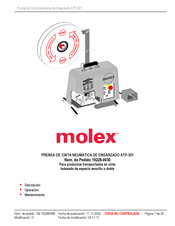 molex ATP-301 Manual De Instrucciones