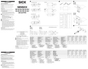 SICK CM18DC Manual De Instrucciones