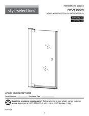 Style selections SSDPS3672CLSV Manual De Instrucciones