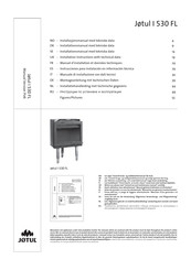 Jotul FS 165 Instrucciones Para Instalación E Información Técnica