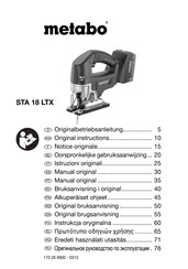 Metabo STA 18 LTX Manual Original