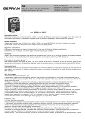 Gefran 80241 Guia De Inicio Rapido