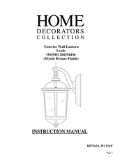 Home Depot OMSID 204294436 Manual De Instrucciones