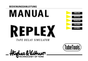 Hughes & Kettner Tube Tools REPLEX Manual