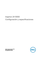 Dell Inspiron 24-5475 Configuración Y Especificaciones