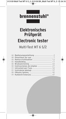 brennenstuhl Multi-Test MT 6 S/2 Instrucciones De Empleo