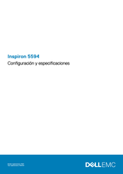 Dell EMC Inspiron 5594 Configuración Y Especificaciones