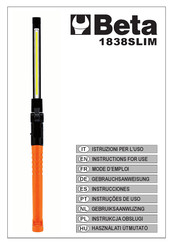 Beta 1838SLIM Instrucciones