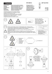 Sauter MV 506012 Instrucciones De Montaje