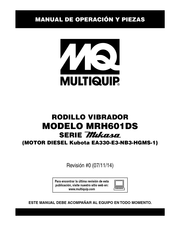 MULTIQUIP MRH601DS Manual De Operación Y Piezas