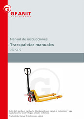 Granit 76072170 Manual De Instrucciones