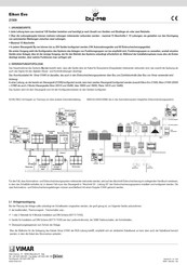 Vimar Eikon Evo 21509 Manual Del Usuario