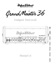 Hughes & Kettner GrandMeister 36 Manual De Instrucciones