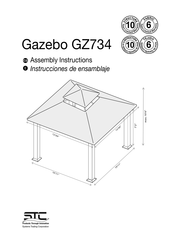 STC GZ734 Instrucciones De Ensamblaje