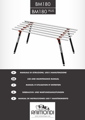 Raimondi BM180 Manual De Instrucciones, Uso Y Mantenimiento