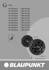 Blaupunkt GTx 352 Mystic Manual Del Usuario