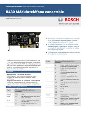 Bosch B430 Manual De Instrucciones