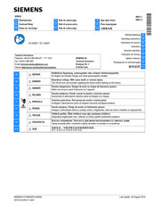 Siemens SIRIUS 3RU1.1 Guia De Inicio Rapido