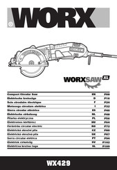 Worx WORXSAW XL WX429 Traducción De Las Instrucciones Originales