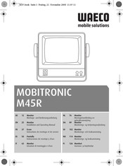 Waeco MOBITRONIC M45R Instrucciones De Montaje Y De Uso
