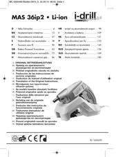 Meister i-drill pico 2.0 MAS 36ip2 Traducción De Las Instrucciones De Servicio Originales