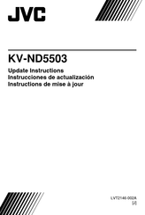 JVC KB-ND5503 Instrucciones De Actualización