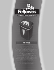 Fellowes MS-450Cs Manual Del Usuario