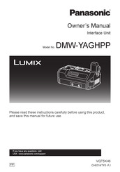 Panasonic Lumix DMW-YAGHPP Instrucciones De Funcionamiento