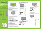 Insignia NS-55E560A11 Guía De Instalación Rápida