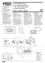 LOVATO ELECTRIC LRX P01 Manual De Instrucciones