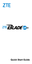 ZTE BLADE V8 LITE Guia De Inicio Rapido