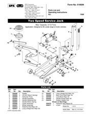 SPX OTC 1526 Lista De Piezas E Instrucciones De Funcionamiento