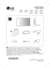 LG 43SM3C Guia De Inicio Rapido