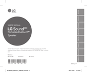 LG Sound 360 P7860W Manual Simple