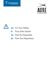 Plantronics Altec Lansing Guia De Inicio Rapido