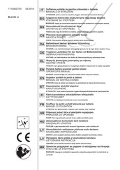 Stiga BLA 24 Li Manual De Instrucciones