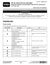 Toro 30287 Instrucciones De Instalación