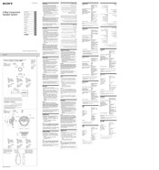Sony XS-N1620C Manual De Instrucciones