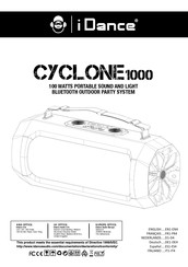 iDance CYCLONE 1000 Manual De Instrucciones