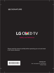 LG SIGNATURE OLED65G6 Serie Manual De Instrucciones