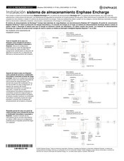 enphase ENCHARGE-3-1P-NA Guía De Instalación Rápida