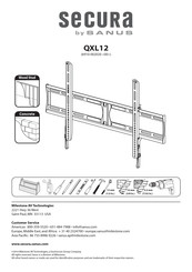 Sanus SECURA QXL12 Manual De Instrucciones