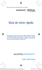 Alcatel One Touch 995A Guia De Inicio Rapido